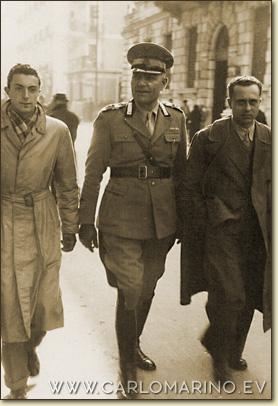 Carlo Marino (sinistra) insieme al padre, Federico (centro)